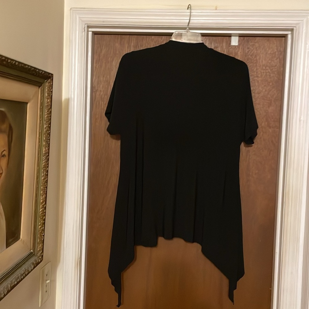 Rachel Rachel black drape front cardigan​ - Picture 2 of 2